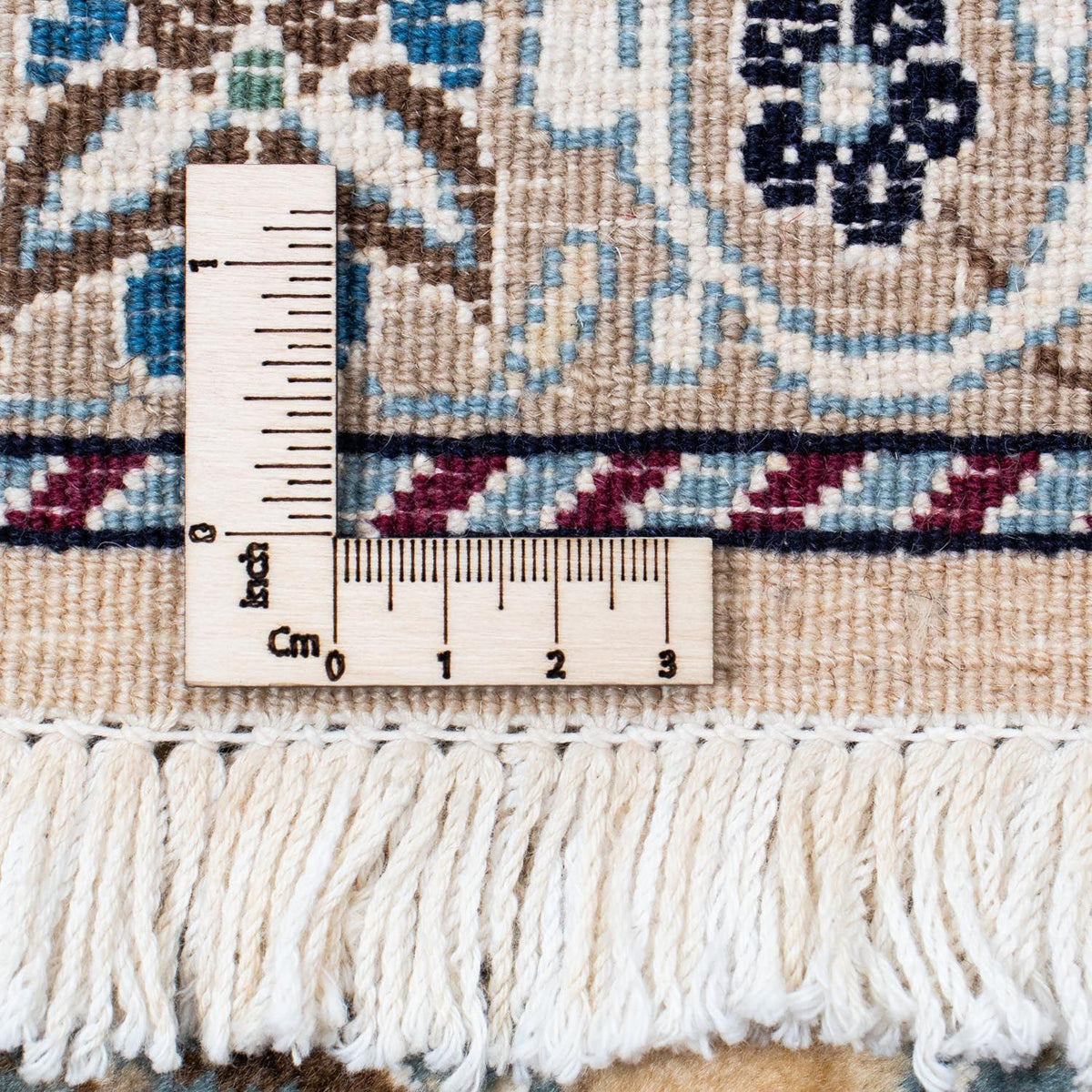 Dywan perski - Nain - Królewski - 296 x 197 cm - beżowy