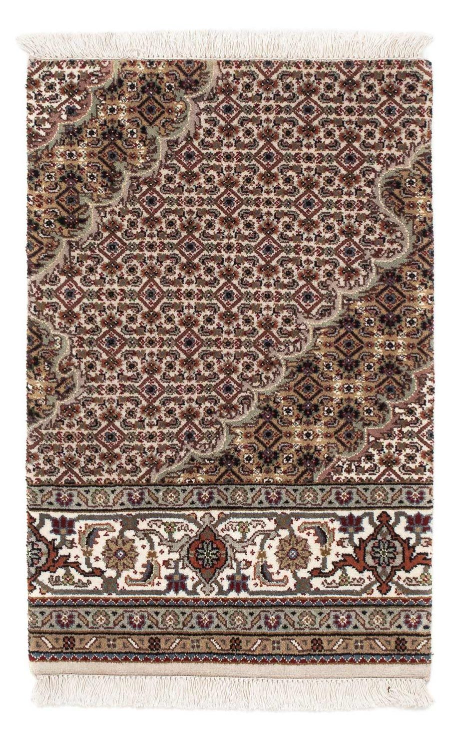 Dywan orientalny - Tabriz - 83 x 55 cm - wielokolorowy