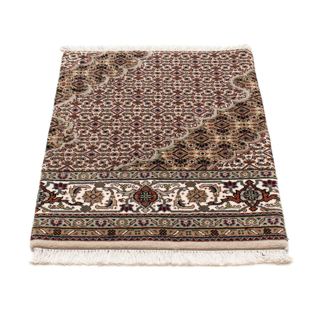 Dywan orientalny - Tabriz - 83 x 55 cm - wielokolorowy