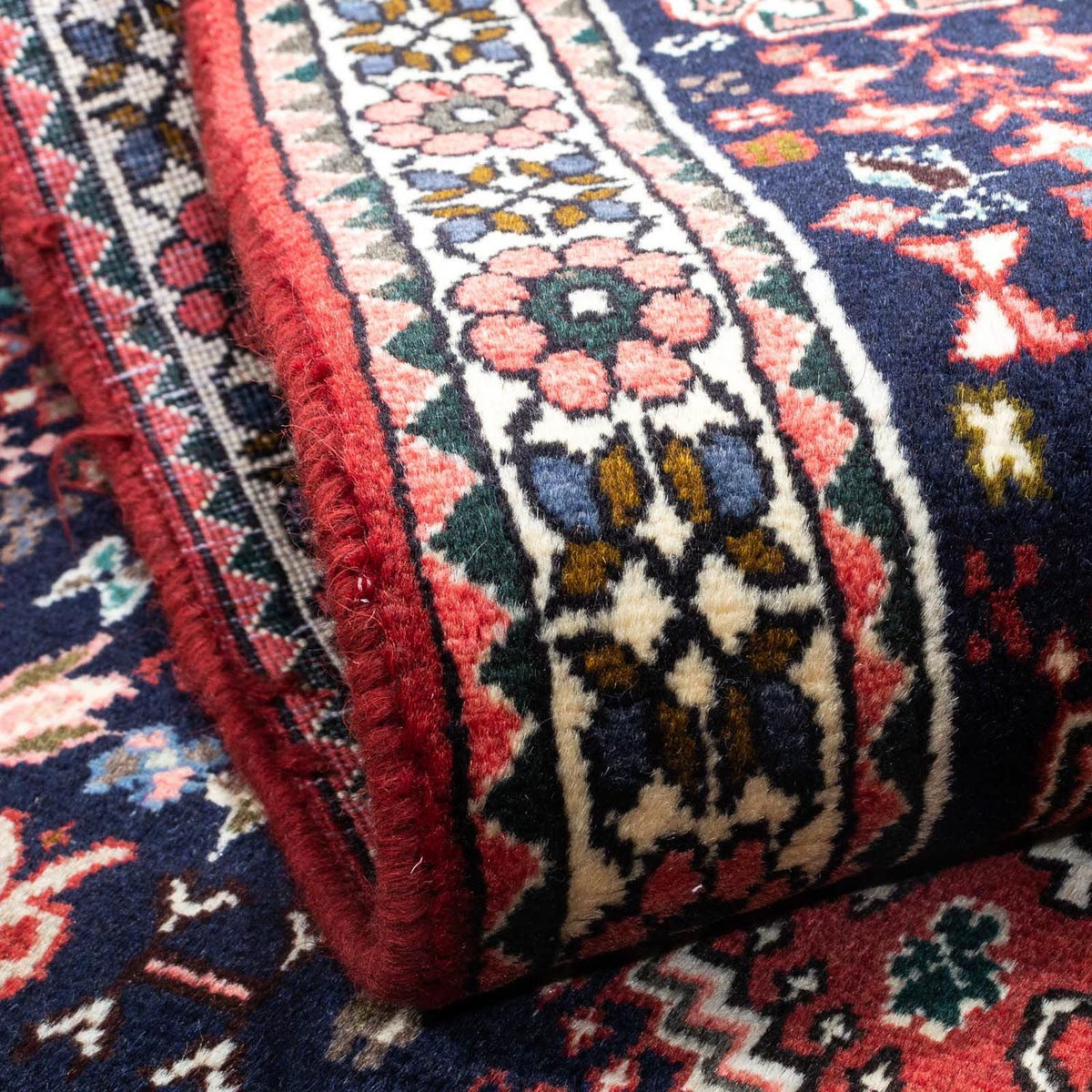 Perski dywan - Nomadyczny - 151 x 99 cm - ciemnoniebieski