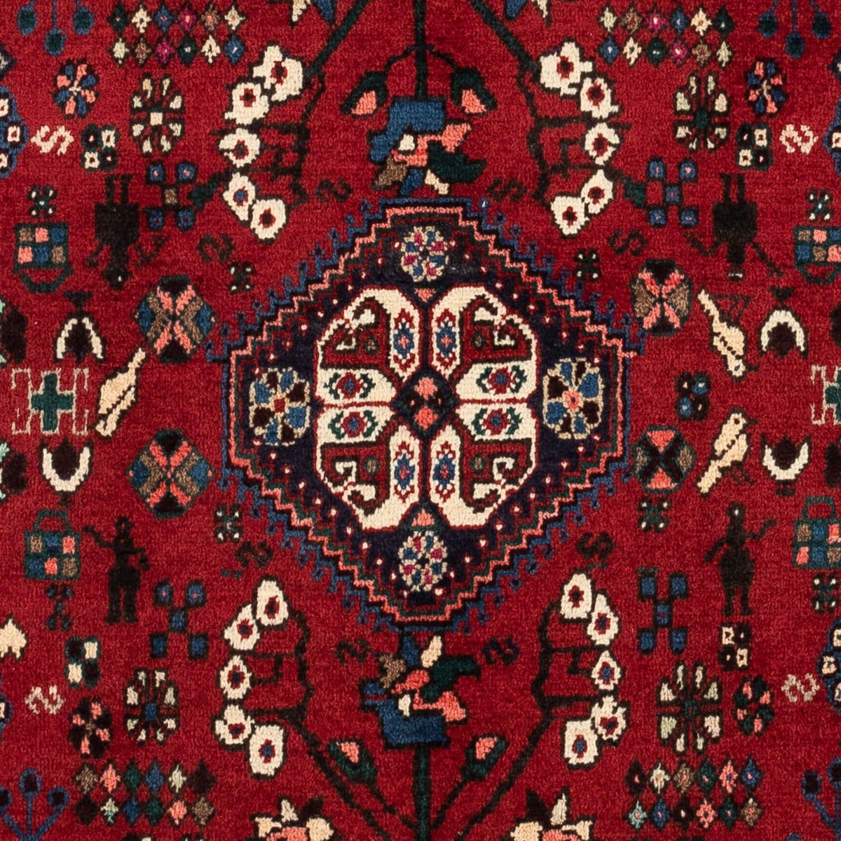 Perski dywan - Nomadyczny - 154 x 100 cm - ciemnoniebieski