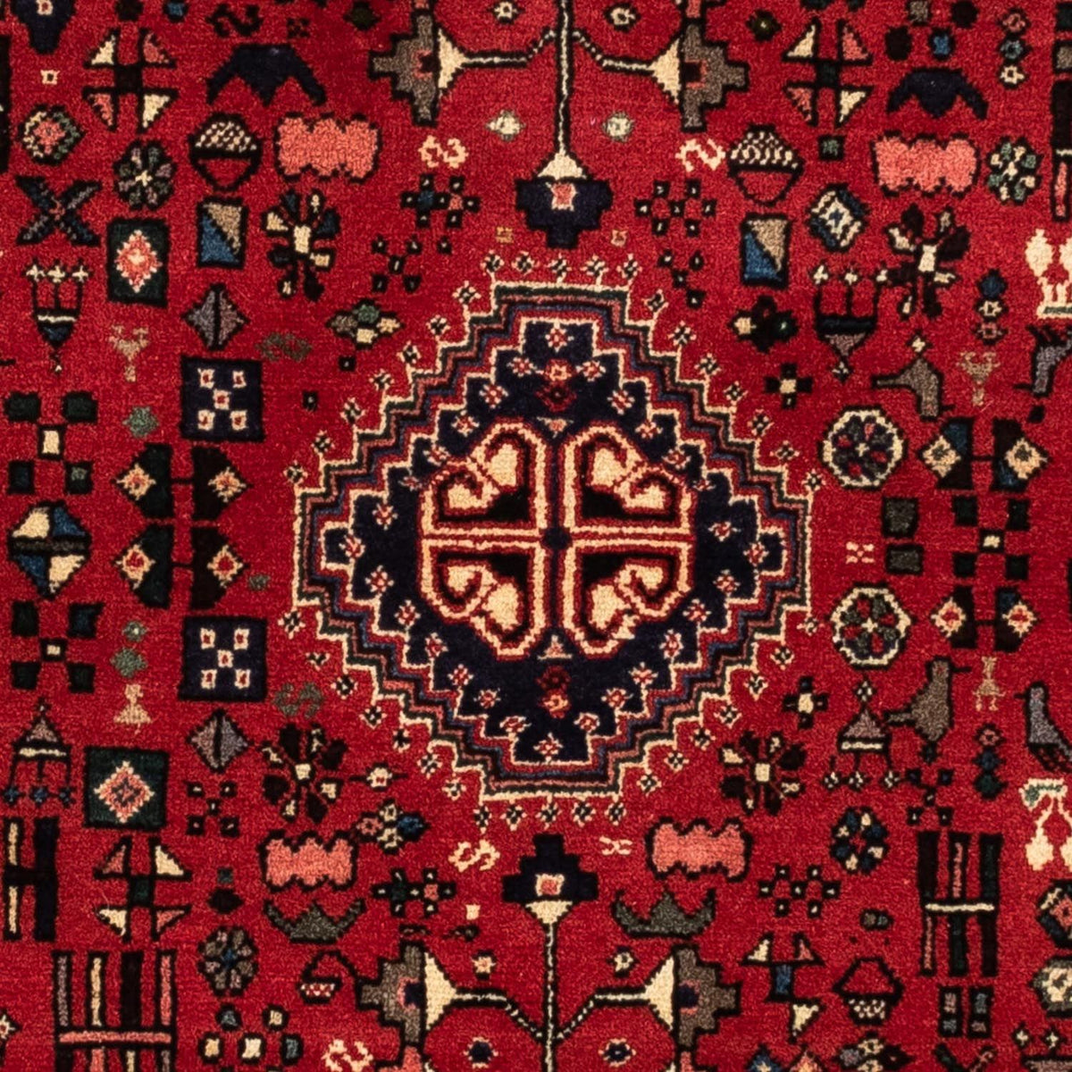 Perski dywan - Nomadyczny - 135 x 104 cm - ciemnoniebieski