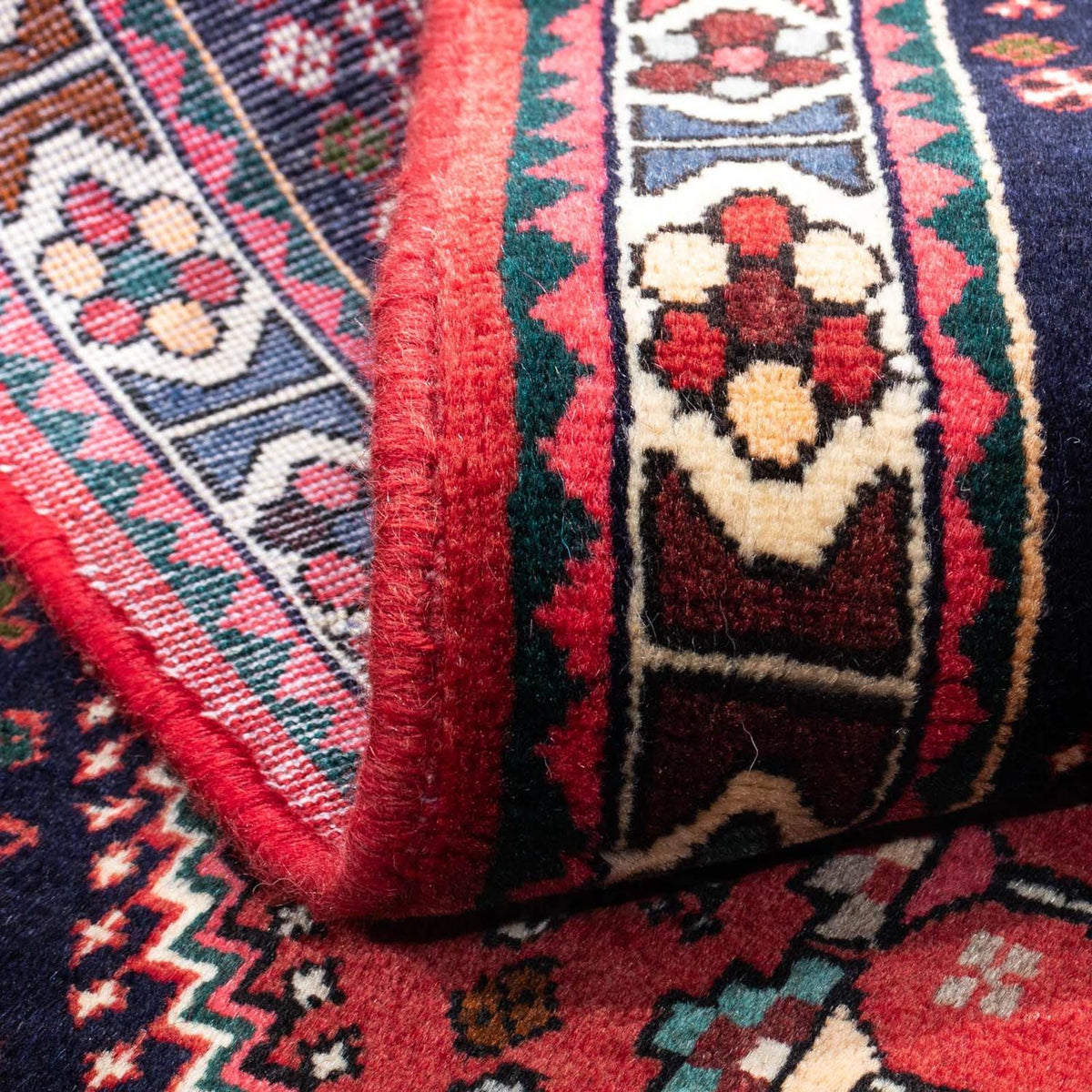 Perski dywan - Nomadyczny - 153 x 107 cm - ciemnoniebieski