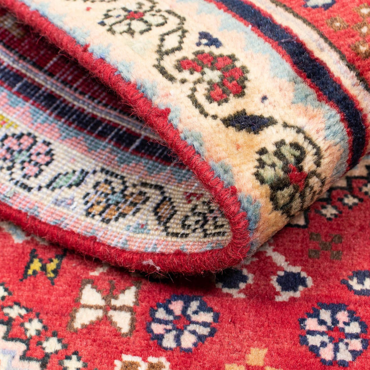 Perski dywan - Nomadyczny - 125 x 80 cm - czerwony