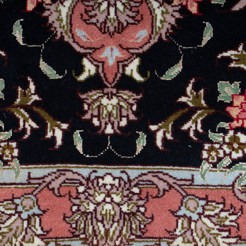 Dywan perski - Tabriz - Królewski - 90 x 60 cm - ciemnoniebieski