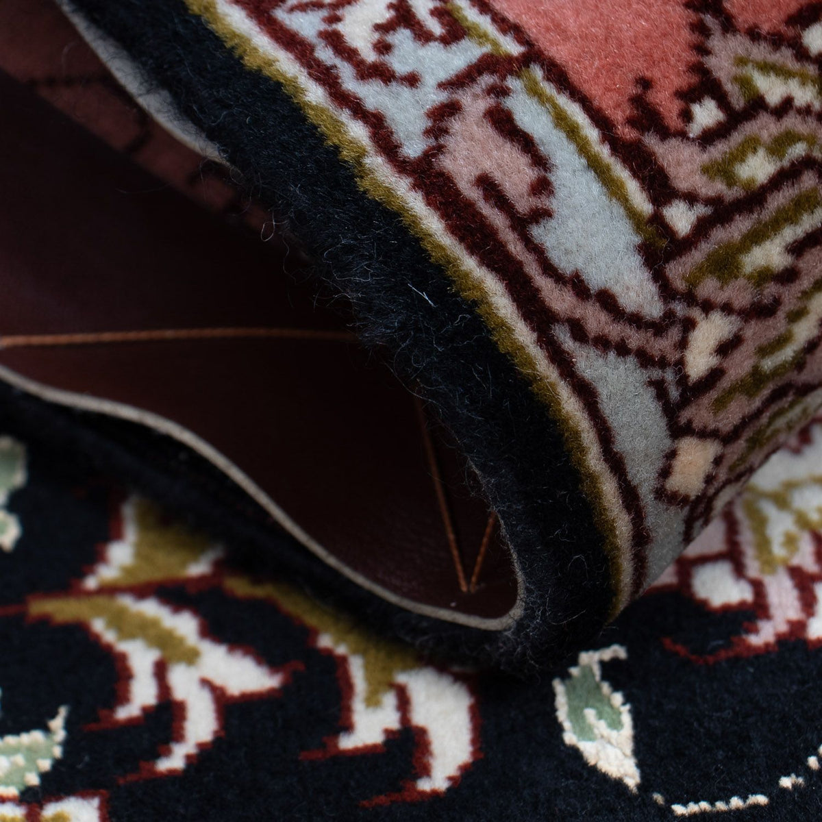 Dywan perski - Tabriz - Królewski - 90 x 60 cm - ciemnoniebieski