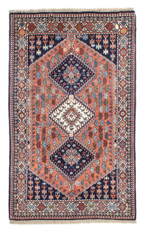 Perski dywan - Nomadyczny - 160 x 100 cm - ciemnoniebieski