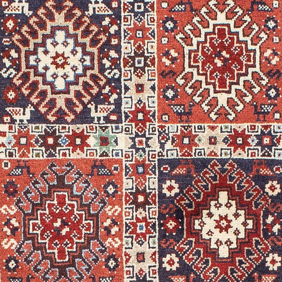 Perski dywan - Nomadyczny - 160 x 103 cm - ciemnoniebieski