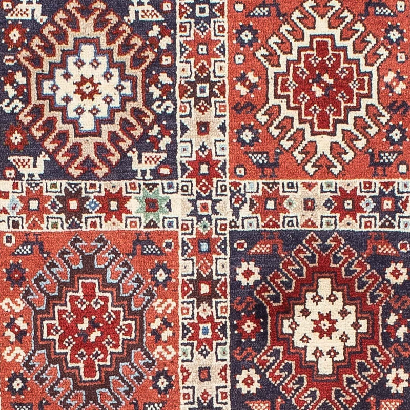 Perski dywan - Nomadyczny - 160 x 103 cm - ciemnoniebieski