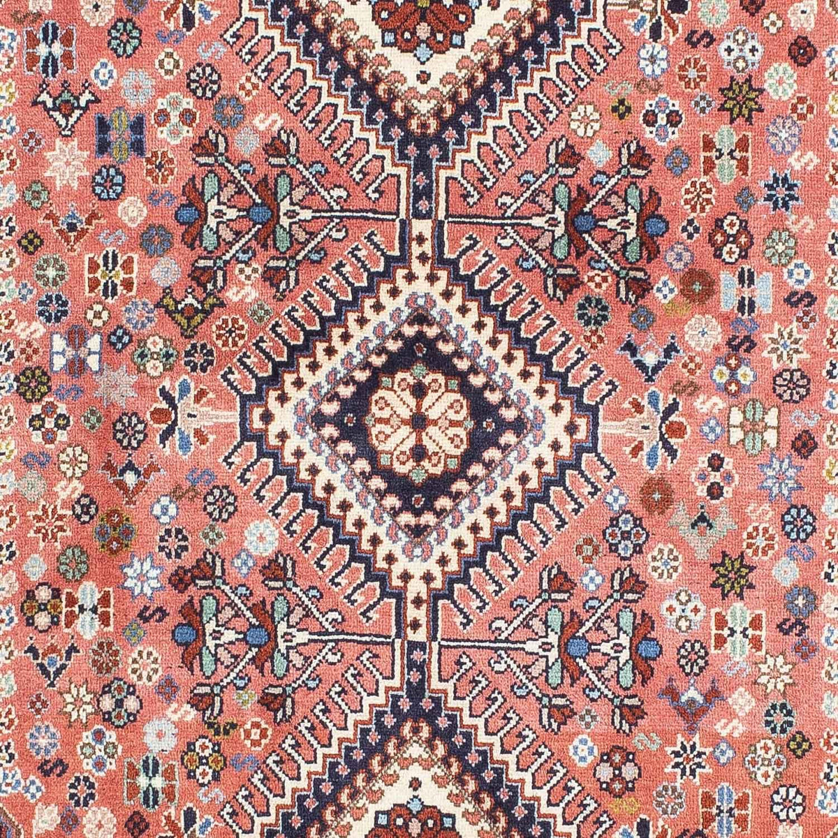 Perski dywan - Nomadyczny - 155 x 103 cm - ciemnoniebieski