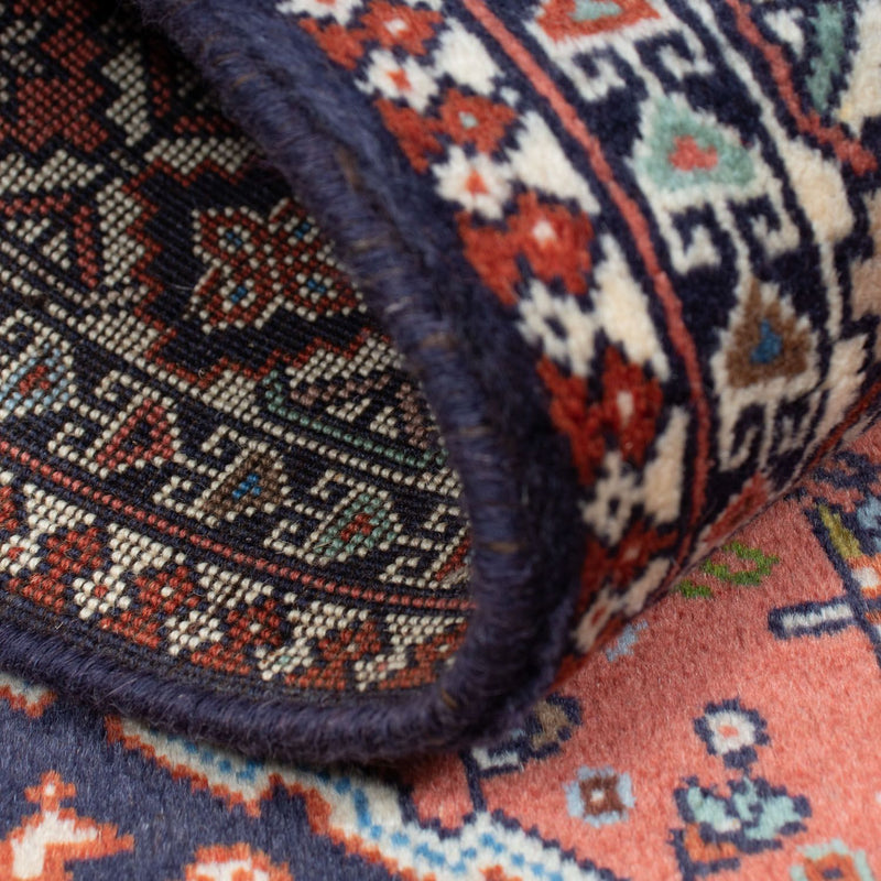 Perski dywan - Nomadyczny - 150 x 101 cm - ciemnoniebieski