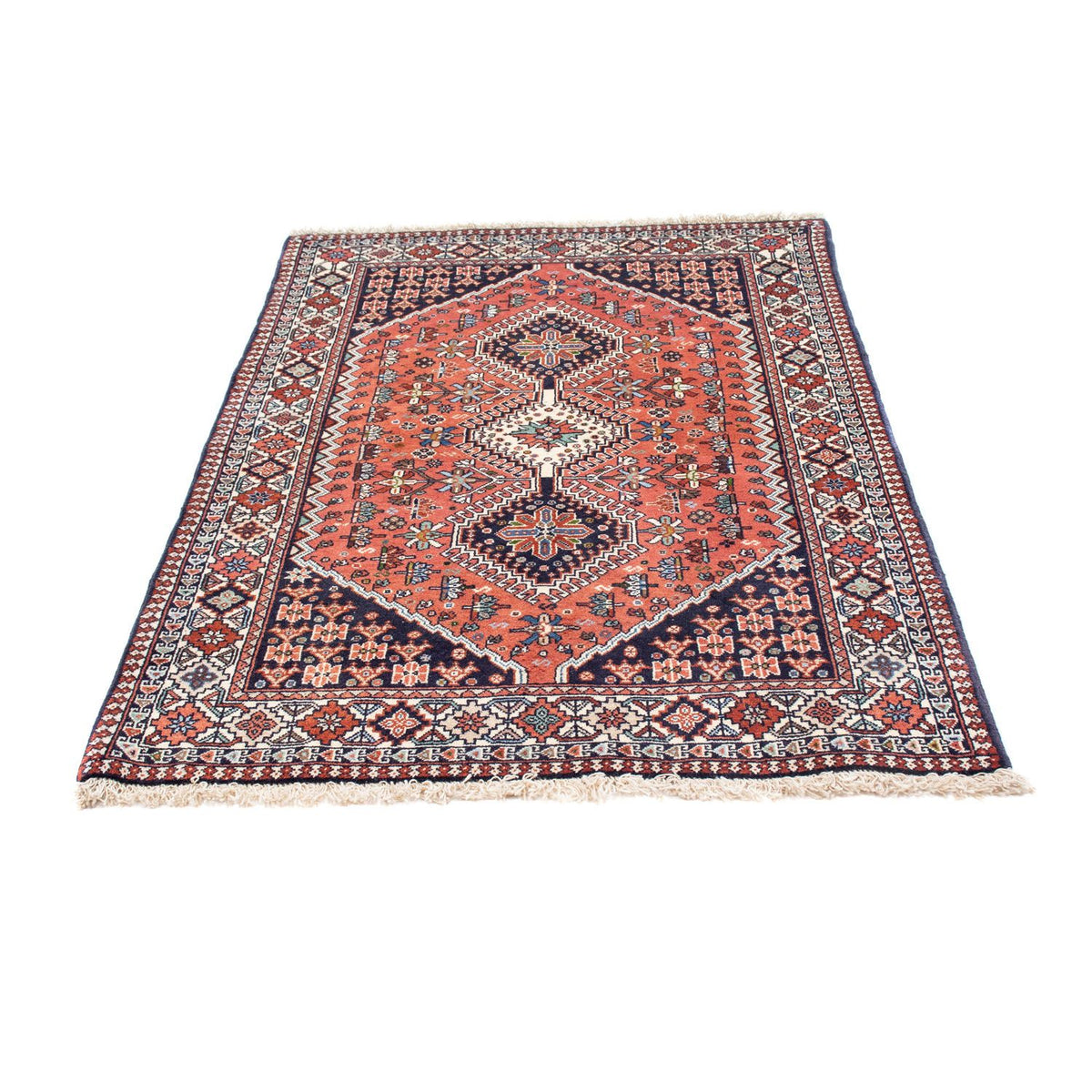 Perski dywan - Nomadyczny - 150 x 101 cm - ciemnoniebieski