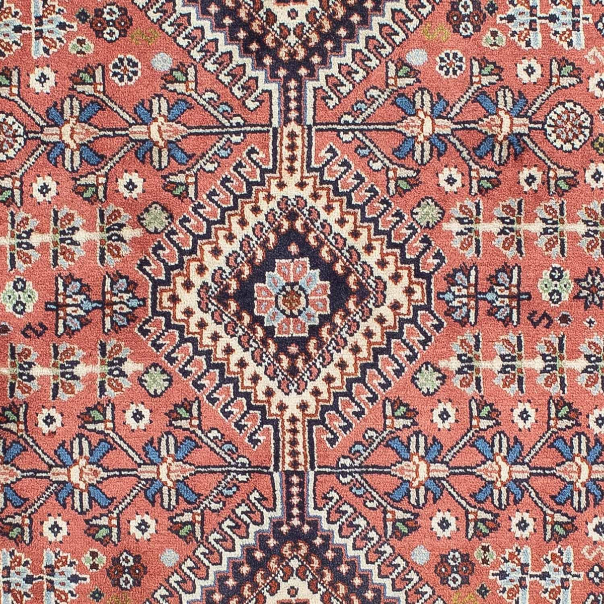 Perski dywan - Nomadyczny - 144 x 100 cm - ciemnoniebieski