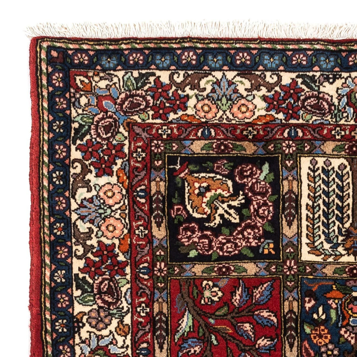 Perski dywan - Nomadyczny - 150 x 102 cm - ciemna czerwień