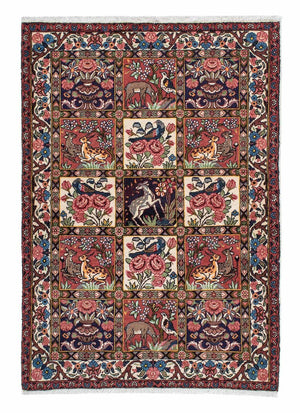 Perski dywan - Nomadyczny - 153 x 105 cm - jasna czerwień