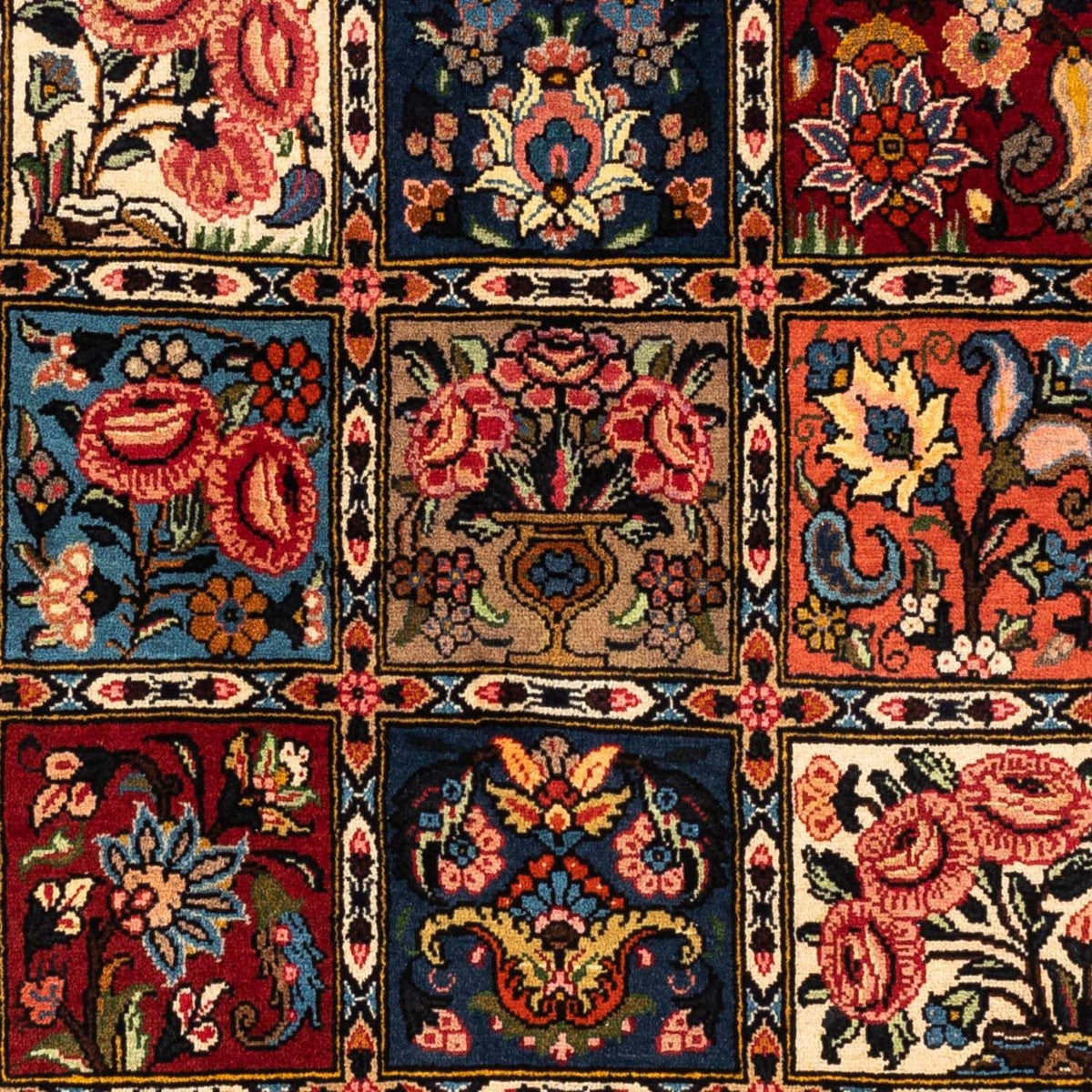 Perski dywan - Nomadyczny - 158 x 106 cm - brązowy