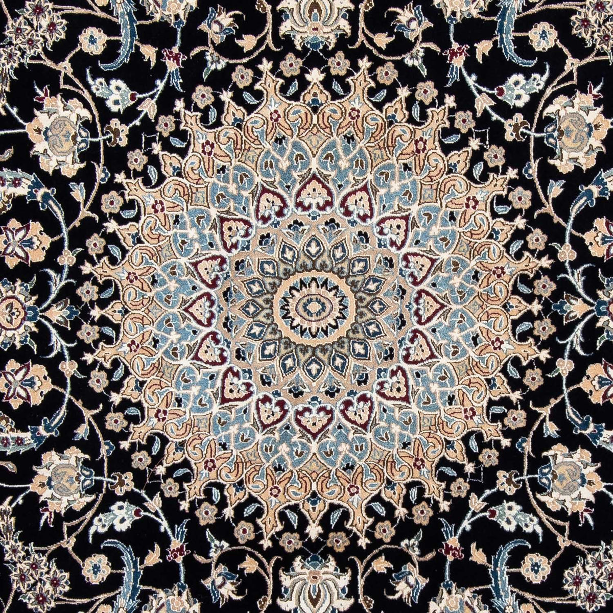 Dywan perski - Nain - Premium - 317 x 193 cm - czarny