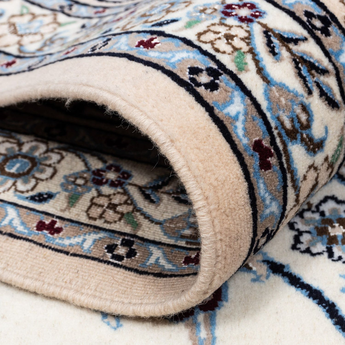 Dywan perski - Nain - Królewski - 344 x 247 cm - beżowy