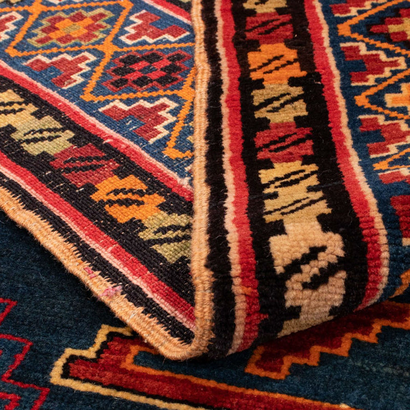 Perski dywan - Nomadyczny - 173 x 128 cm - ciemnoniebieski