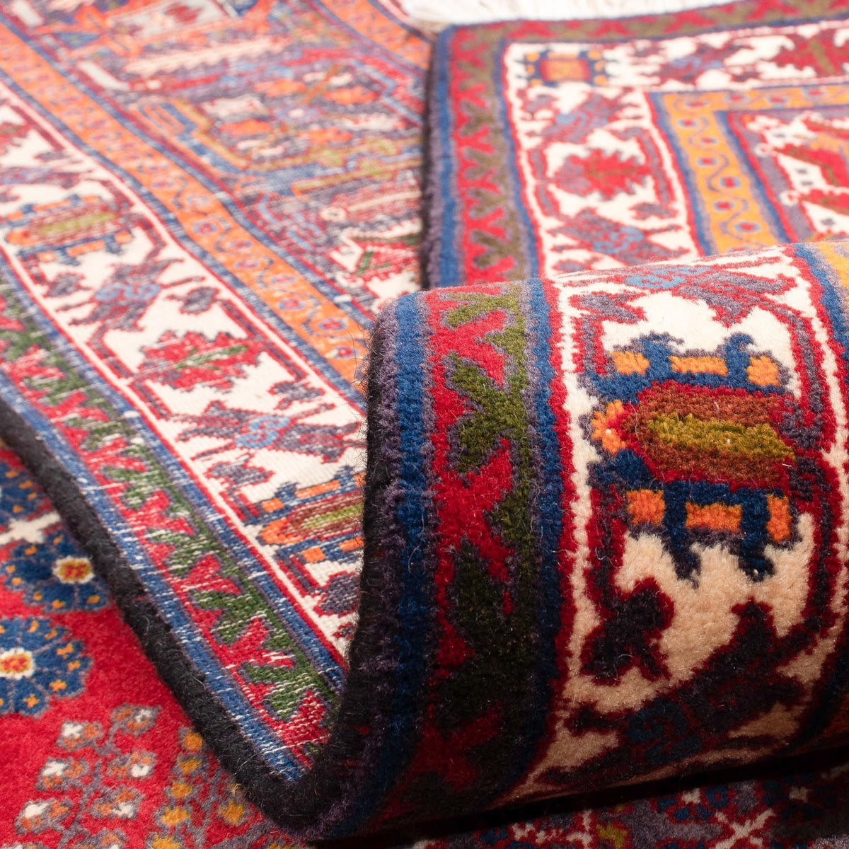 Perski dywan - Nomadyczny - 370 x 260 cm - ciemna czerwień