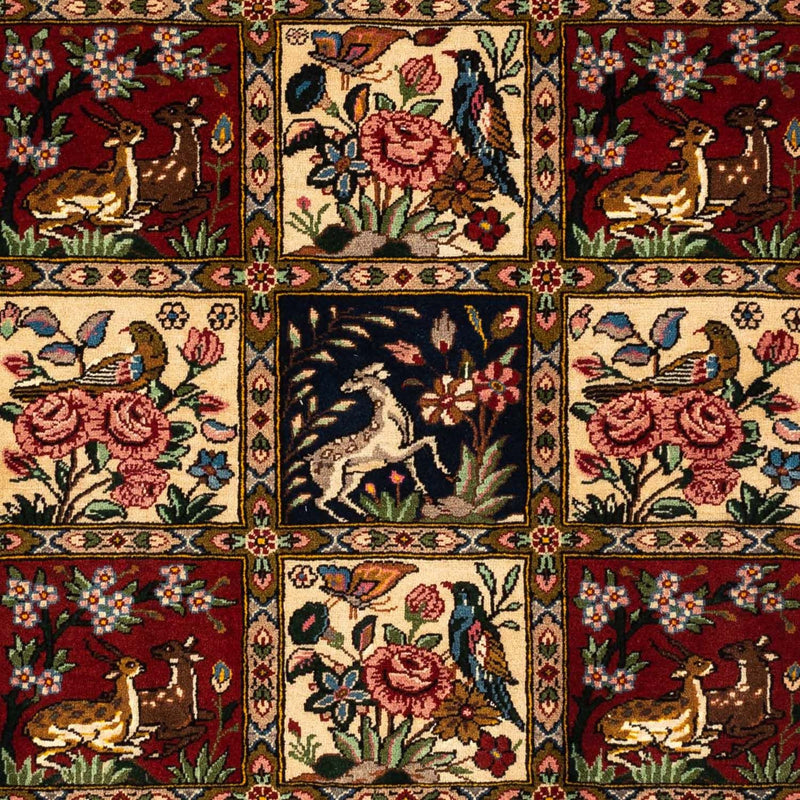 Perski dywan - Nomadyczny - 148 x 103 cm - ciemna czerwień