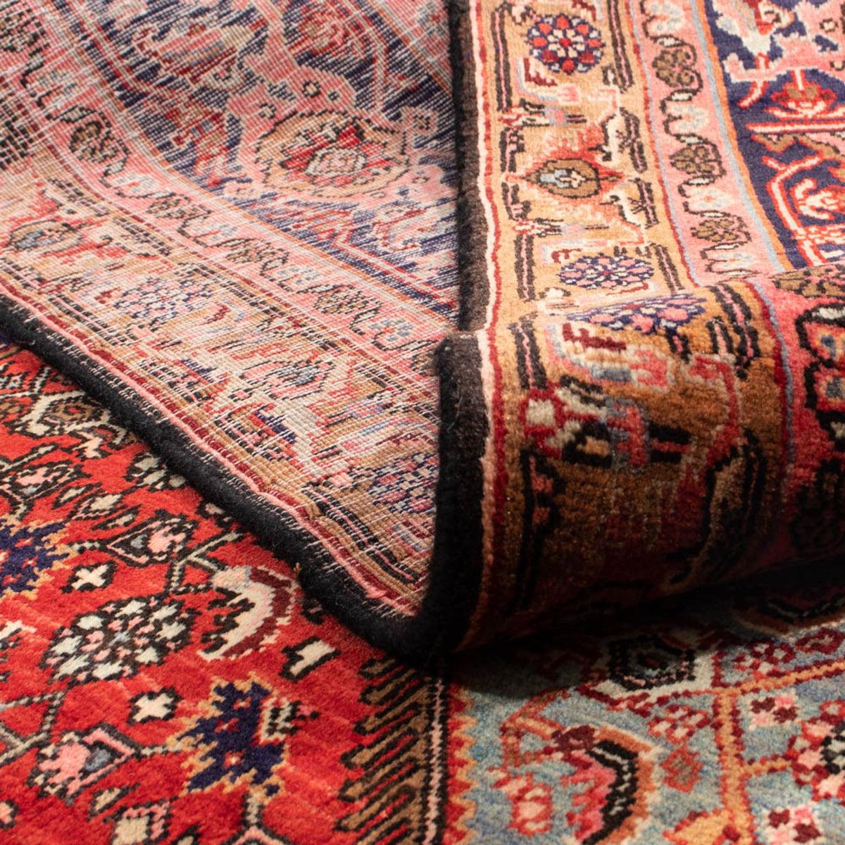 Dywan perski - Bijar - 332 x 228 cm - ciemna czerwień