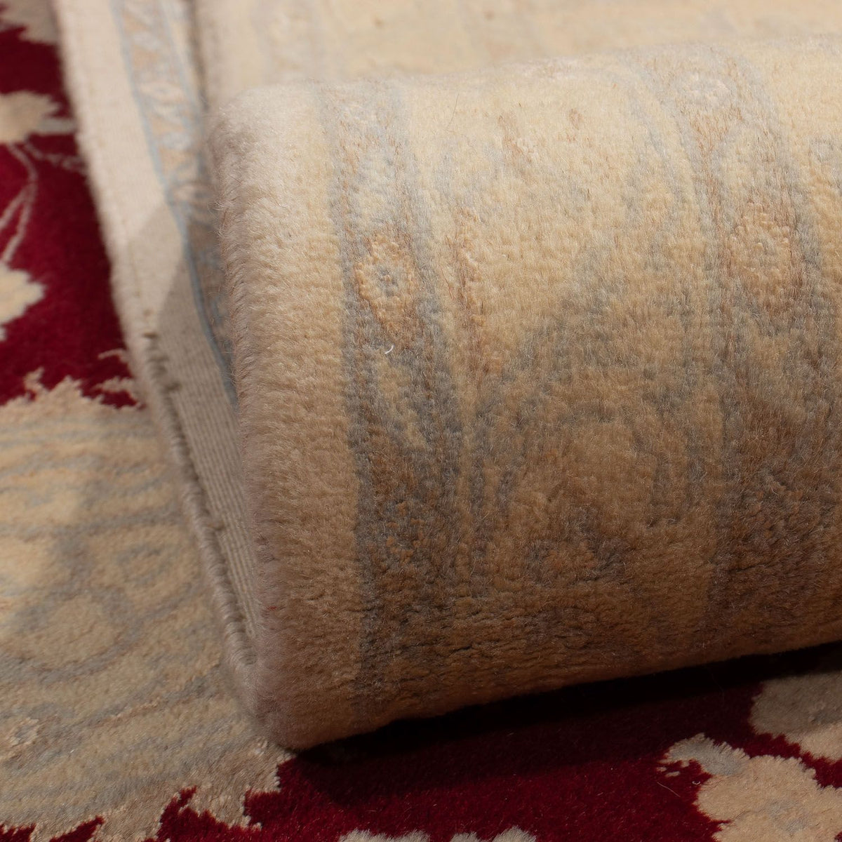 Dywan perski - Nain - 353 x 250 cm - jasnobrązowy