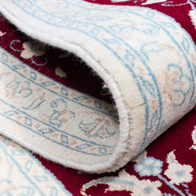 Biegacz Dywan perski - Nain - 382 x 83 cm - ciemna czerwień