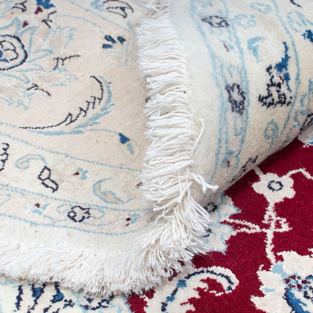 Dywan perski - Nain okrągły  - 300 x 300 cm - ciemna czerwień