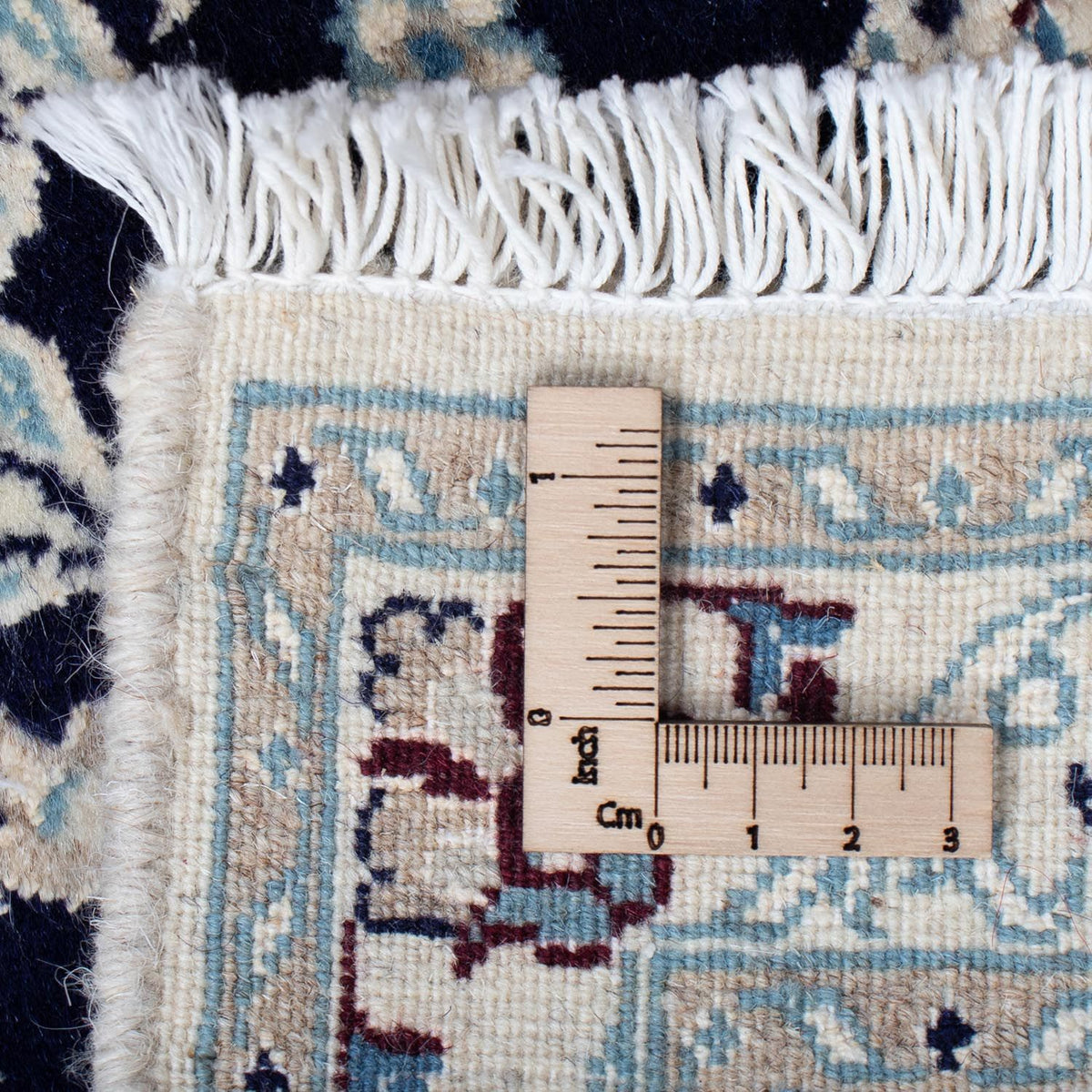 Dywan perski - Nain - 85 x 55 cm - ciemnoniebieski