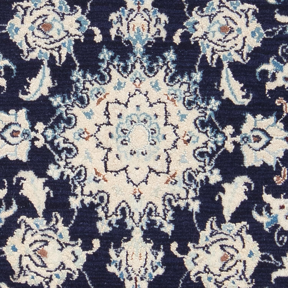 Dywan perski - Nain - 85 x 55 cm - ciemnoniebieski