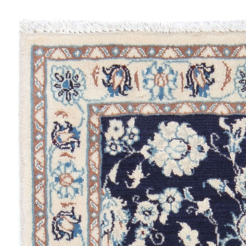 Dywan perski - Nain - 85 x 55 cm - ciemnoniebieski