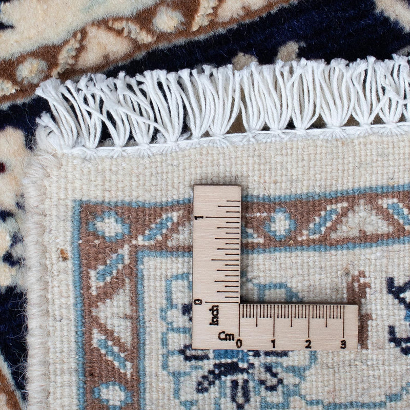 Dywan perski - Nain - 85 x 55 cm - ciemnoniebieski