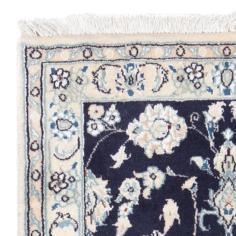 Dywan perski - Nain - 85 x 55 cm - ciemnoniebieski