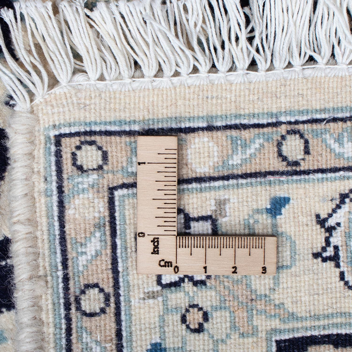 Dywan perski - Nain - 85 x 55 cm - ciemnoniebieski