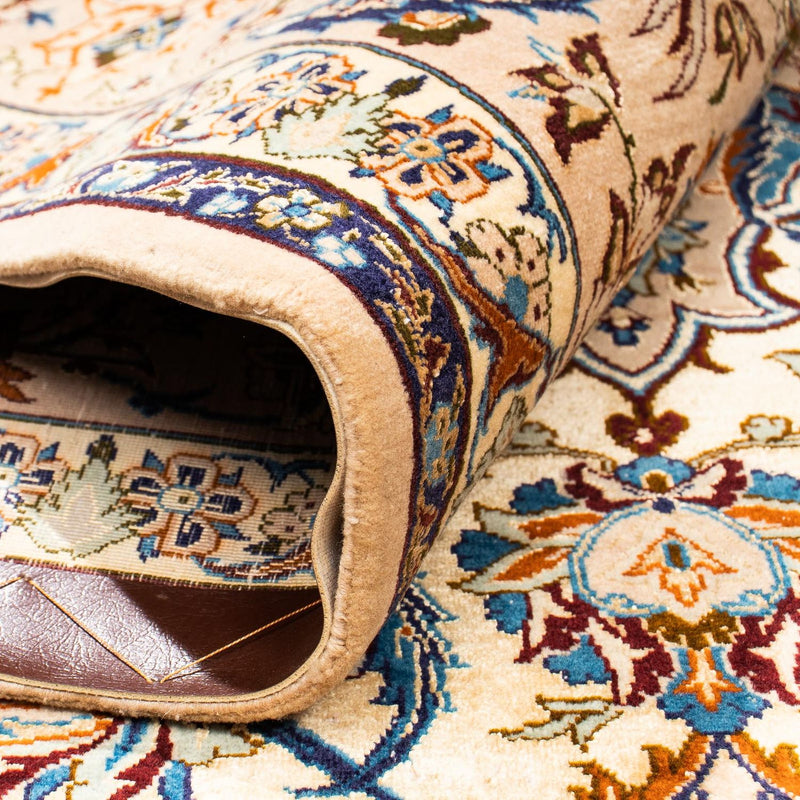 Dywan perski - Isfahan - Premium - 310 x 206 cm - beżowy