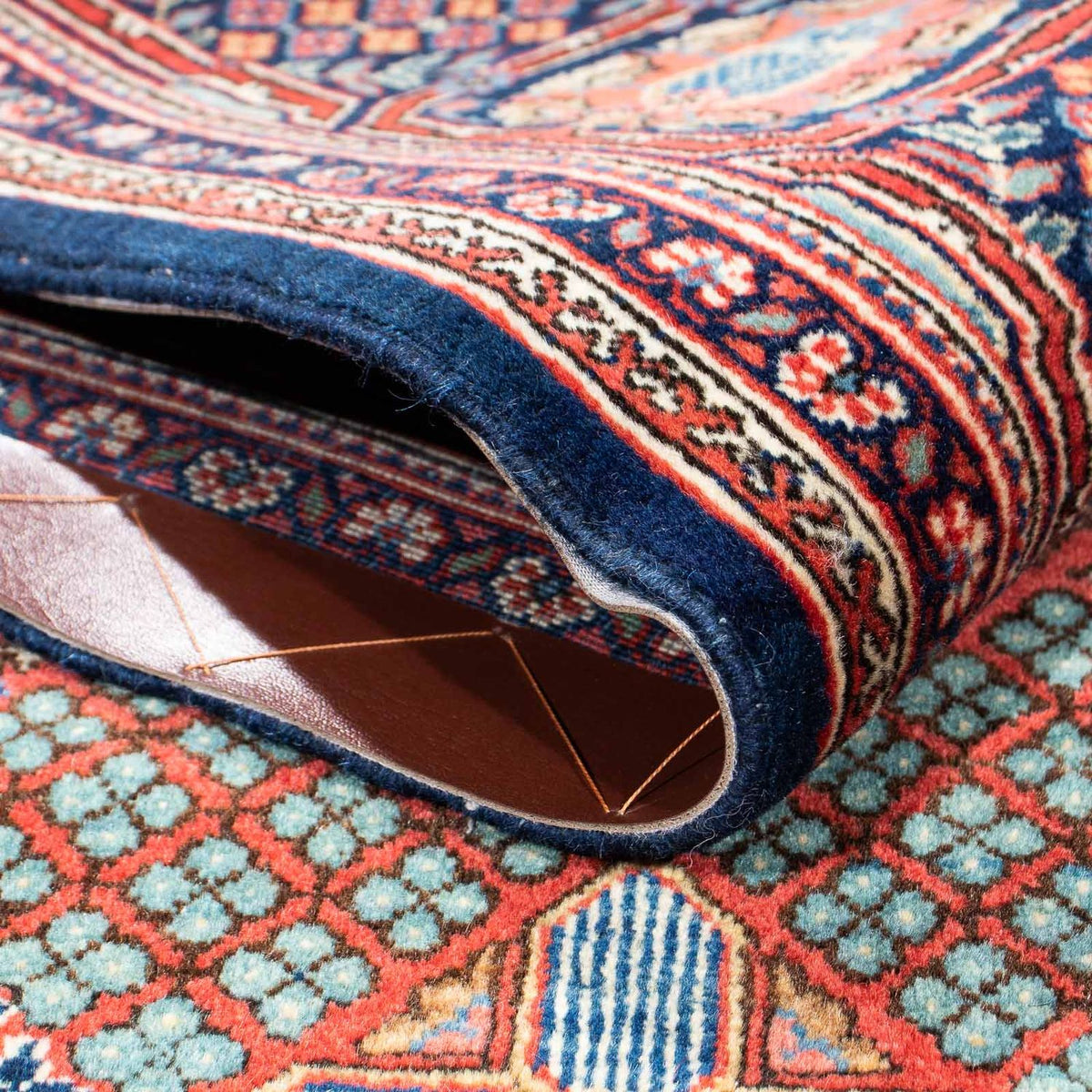 Dywan perski - Keshan - 206 x 132 cm - brązowy