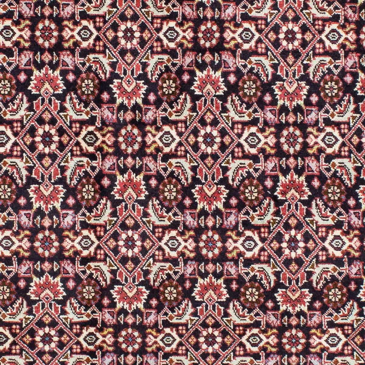 Dywan perski - Bijar - 220 x 136 cm - ciemnoniebieski