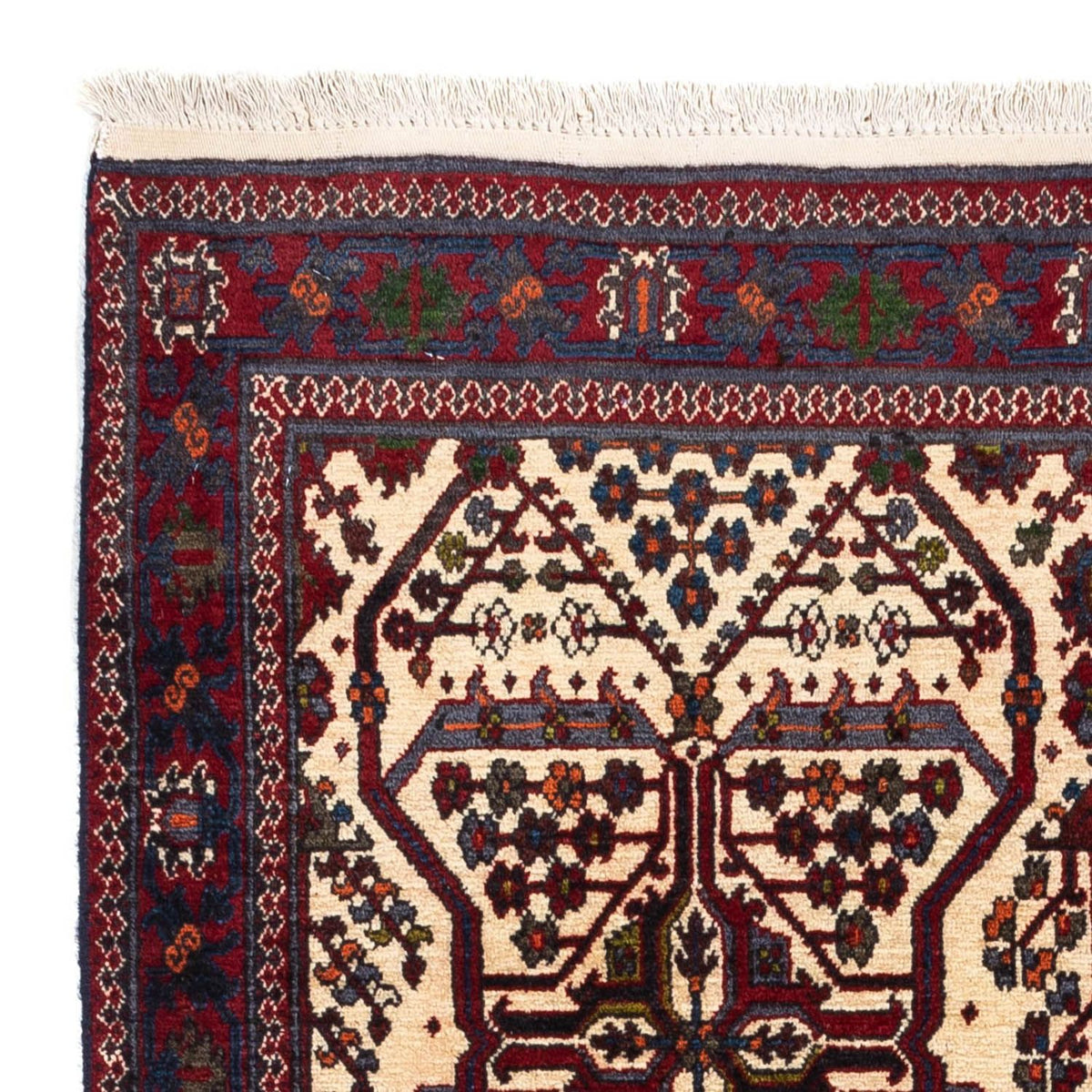 Perski dywan - Nomadyczny - 160 x 105 cm - beżowy