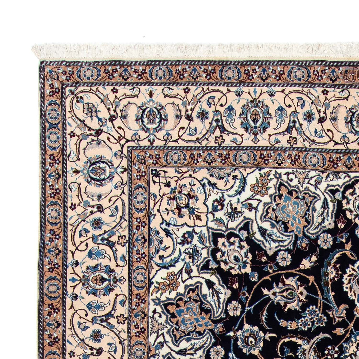 Dywan perski - Nain - Królewski - 302 x 203 cm - czarny