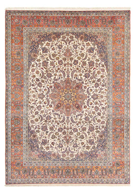 Dywan perski - Isfahan - Premium - 362 x 255 cm - beżowy