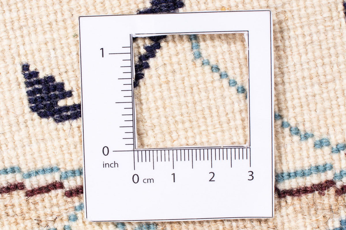 Dywan perski - Nain okrągły  - 243 x 243 cm - ciemnoniebieski