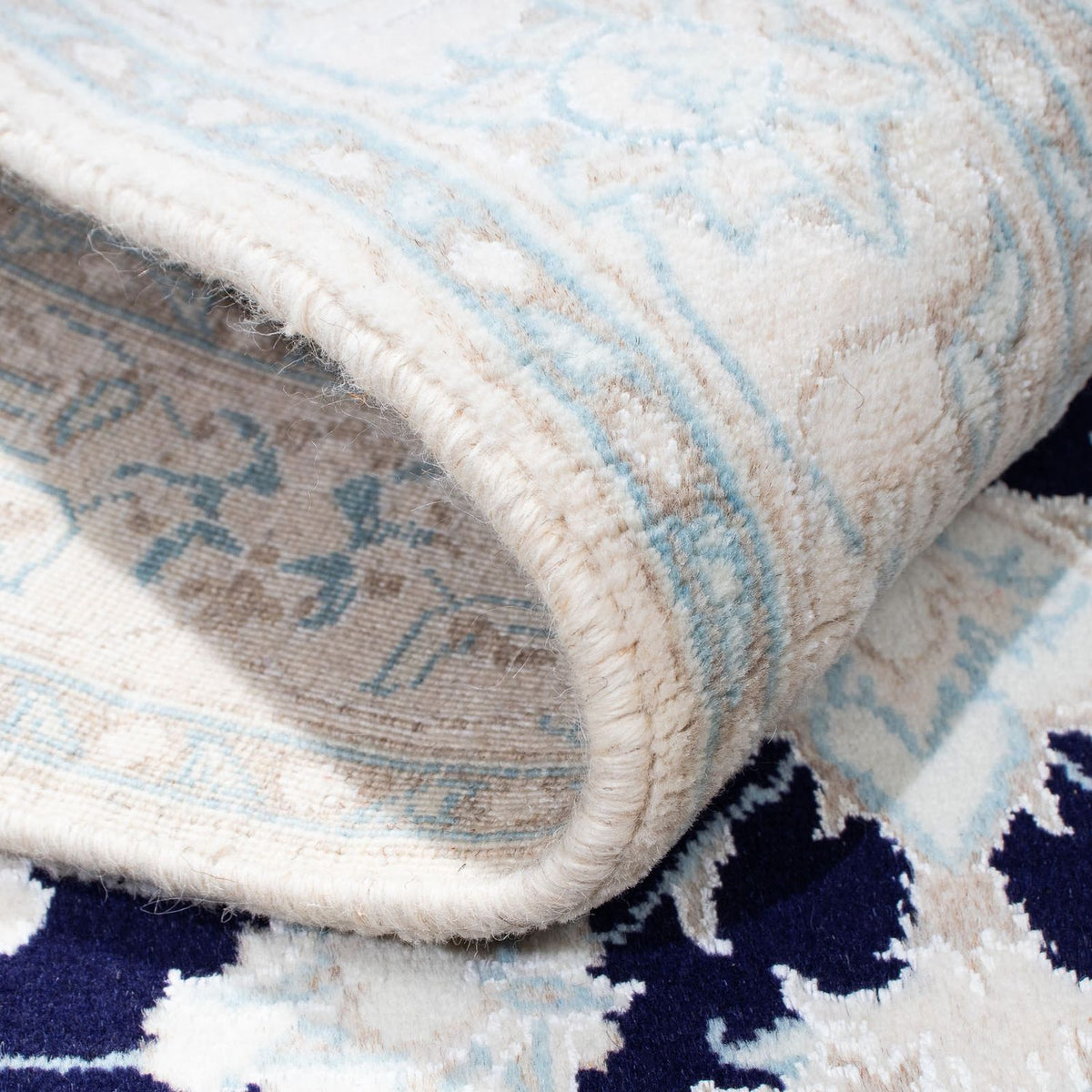 Dywan perski - Nain - Królewski - 191 x 124 cm - beżowy