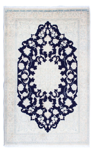 Dywan perski - Nain - Królewski - 198 x 123 cm - beżowy