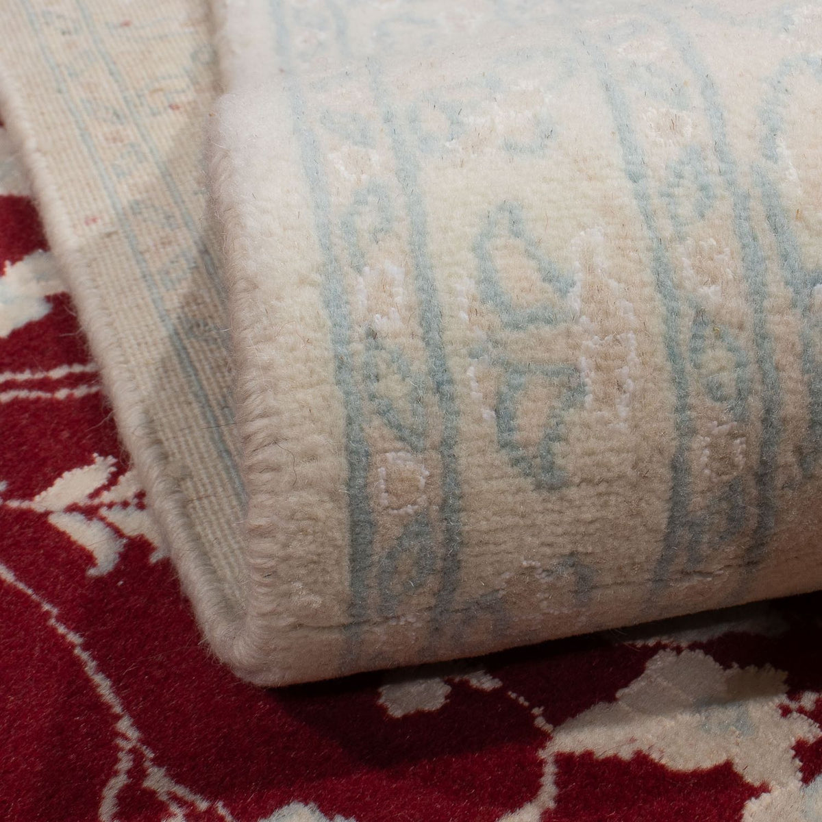 Dywan perski - Nain - Królewski - 290 x 197 cm - ciemna czerwień