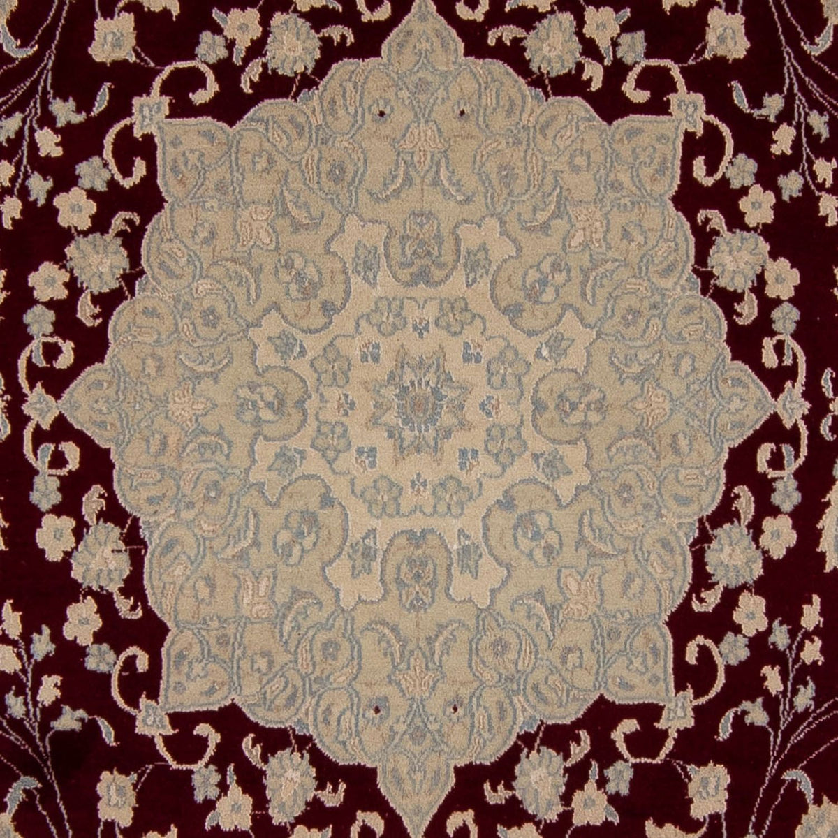 Dywan perski - Nain - 341 x 248 cm - ciemna czerwień