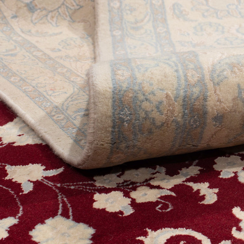 Dywan perski - Nain - 341 x 248 cm - ciemna czerwień