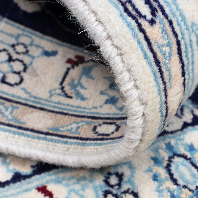 Dywan perski - Nain - Królewski - 94 x 56 cm - ciemnoniebieski