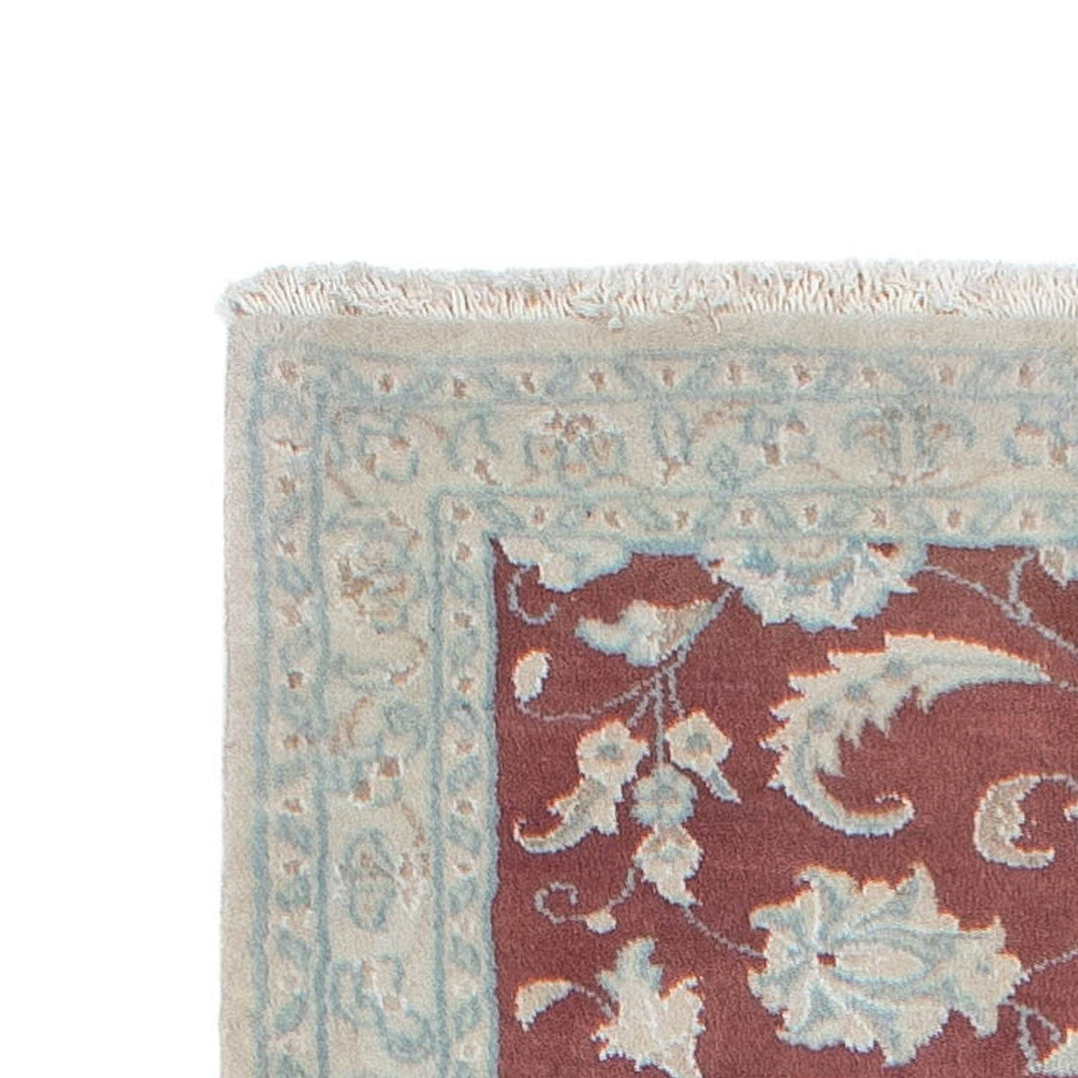 Biegacz Dywan perski - Nain - 297 x 77 cm - ciemna czerwień