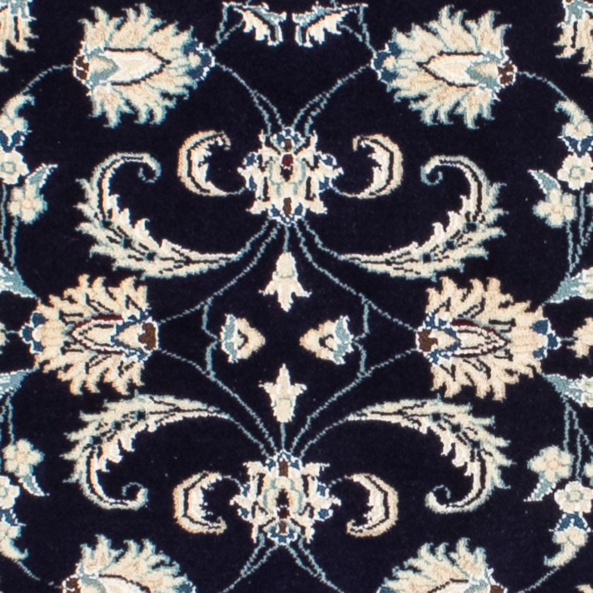 Biegacz Dywan perski - Nain - 400 x 77 cm - ciemnoniebieski